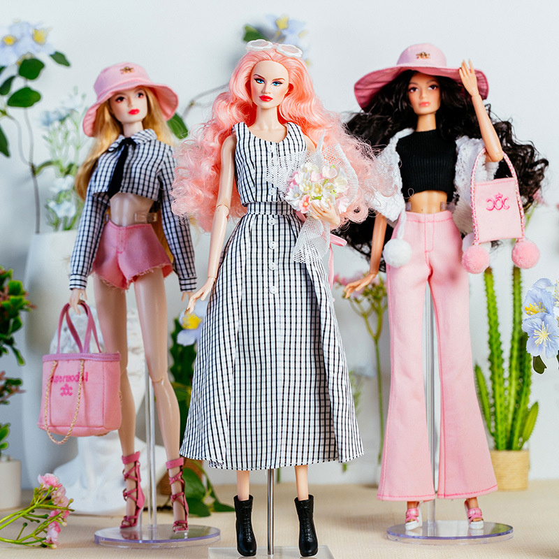 32cm Supermodel Doll Clothes S - Philodendron Pink Princess ulasan dan harga