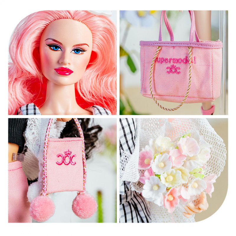 32cm Supermodel Doll Clothes S - Philodendron Pink Princess ulasan dan harga