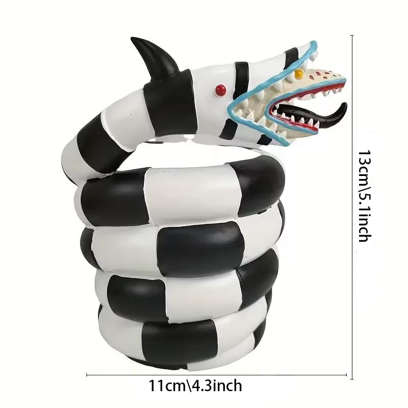1 Piece Black and White Snake- - Snake Plant Ceramic ulasan dan harga