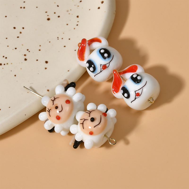 2pcs Rabbit and Sheep Handmade - Snake Plant Ceramic ulasan dan harga